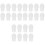 24Pcs White Jade Essential Oil Bottle Rollers Replacement for Bottles 4