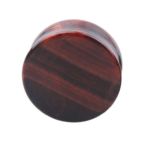 Stone Ear Plugs Tunnel Kaffeefarben Ohr Piercing Komfort 1