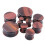 Stone Ear Plugs Tunnel Kaffeefarben Ohr Piercing Komfort 7