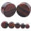 Stone Ear Plugs Tunnel Kaffeefarben Ohr Piercing Komfort 9