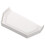 2Pièces Embouts Gouttières PVC Blancs Étanches Pour Évacuation Eau 3