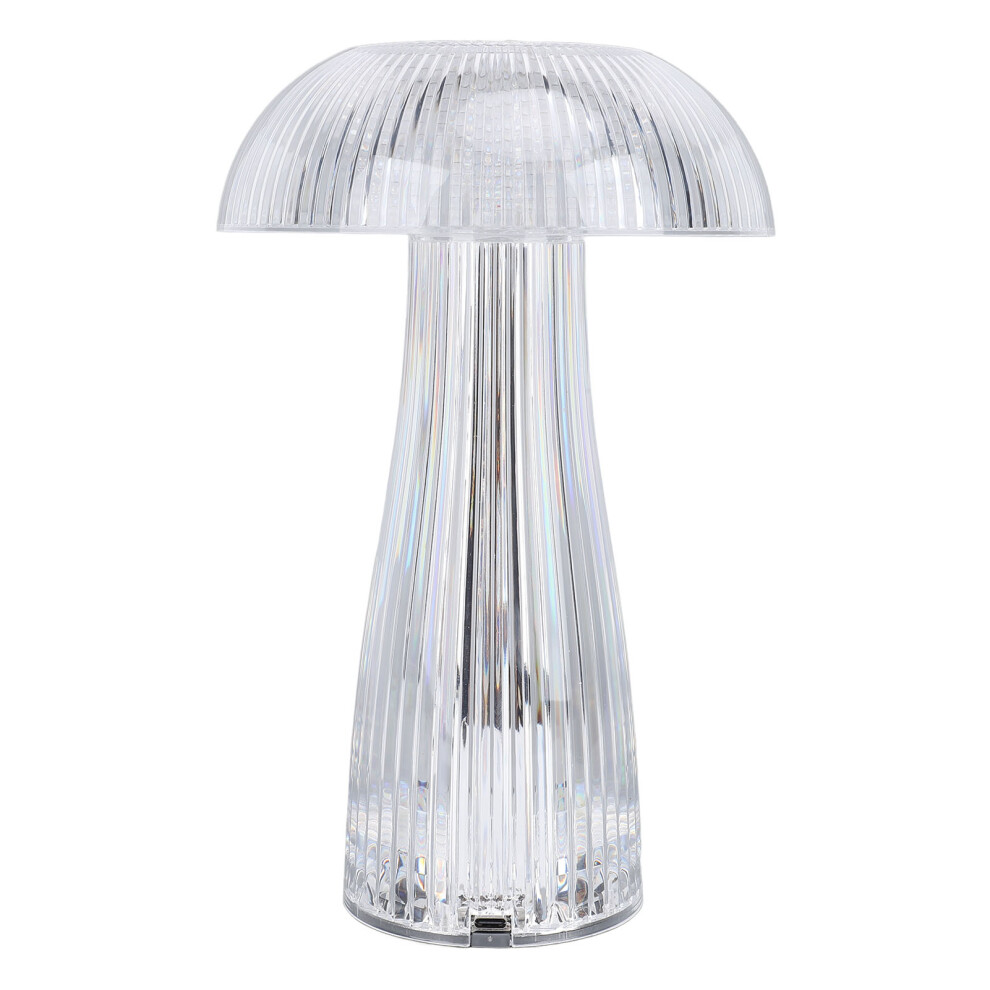 Acrylic Rechargeable 2000mAh Cordless Desk Lamp with Dimmable Touch Control