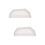 2Pièces Embouts Gouttières PVC Blancs Étanches Pour Évacuation Eau 8