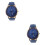 2Pièces Toile Navy Quartz Féminines Mode Durable 6