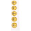 Grounding Warning Stickers Yellow Electric Panel Safety Labels 3