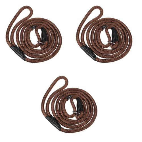 3Pièces Laisse De Marron Nylon Durable Confortable 2