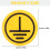 Grounding Warning Stickers Yellow Electric Panel Safety Labels 11