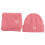 5Ensembles Ensemble Chapeau Écharpe Rose Décor Cœur Brodé 2