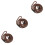 3Pièces Laisse De Marron Nylon Durable Confortable 5