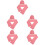5Ensembles Ensemble Chapeau Écharpe Rose Décor Cœur Brodé 6