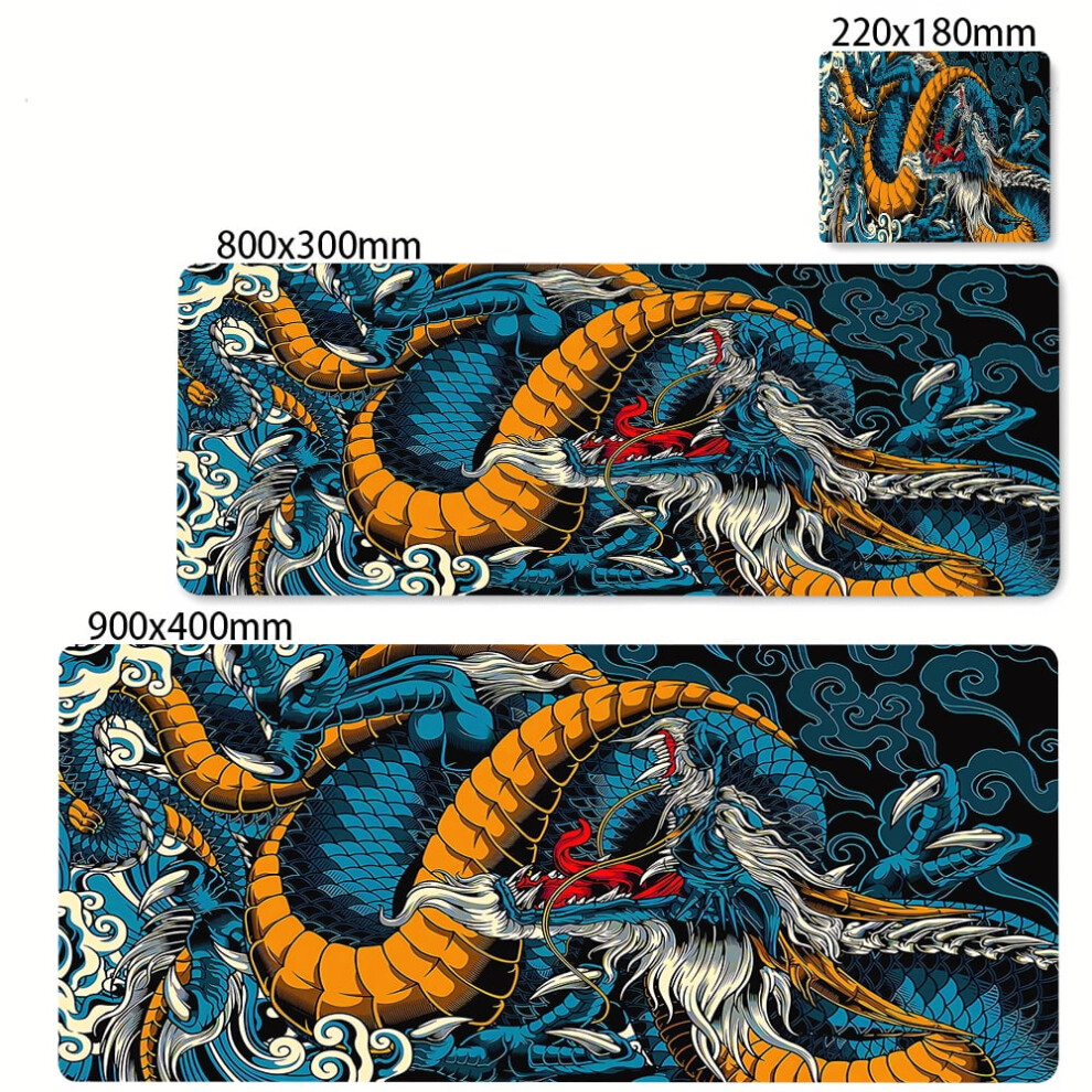 Gaming Mouse Pad Large Dragon Gamer Mousepad Computer Gaming Table Carpet Desk Mat Xxl 800X300mm Mouse Mat Rubber Keyboard Pads 9132278995052
