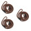 3Pièces Laisse De Marron Nylon Durable Confortable 7