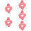 5Ensembles Ensemble Chapeau Écharpe Rose Décor Cœur Brodé 10