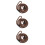 3Pièces Laisse De Marron Nylon Durable Confortable 8