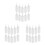3Pièces Flacons Applicateurs Ldpe Blancs Pour Collage Peinture DIY 4