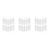 3Pièces Flacons Applicateurs Ldpe Blancs Pour Collage Peinture DIY 5