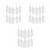 3Pièces Flacons Applicateurs Ldpe Blancs Pour Collage Peinture DIY 6