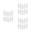 3Pièces Flacons Applicateurs Ldpe Blancs Pour Collage Peinture DIY 8
