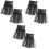 3Paare Schwarze -Armstulpen Fingerlos 3
