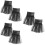 3Paare Schwarze -Armstulpen Fingerlos 7