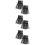 3Paare Schwarze -Armstulpen Fingerlos 8