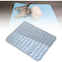 Dog Cooling Mat, 2025 Summer Pet Cooling Mats, Portable Washable Cool Pads Pet Mat Outdoor for Dogs Cats, Home & Outdoor (Grey, XL-3930")