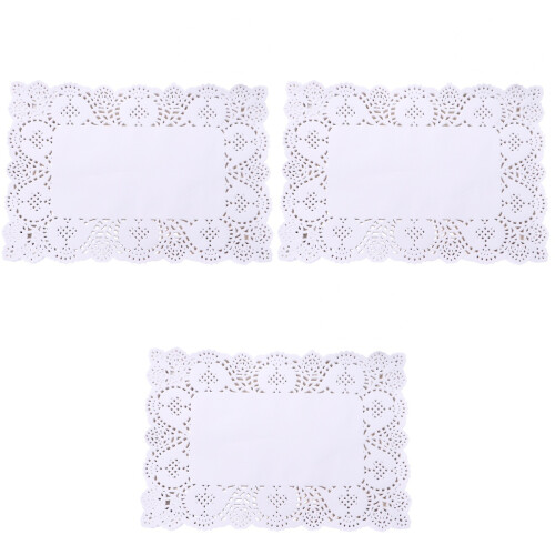 420Stk Ölabsorbierende Papierdeckchen Weiß Für Backen Und Buffetdeko 2
