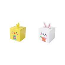 Easter Bunny Treat Boxes with Handle 24 Pcs