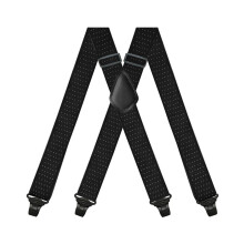 Tirantes elásticos ajustables para hombre con clips tipo X, tirantes de poliéster de 3,5 cm de ancho para uso casual, fiestas y diario, accesorio