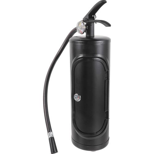 Unbranded metal fire extinguisher wine box for whiskey