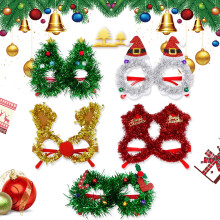 Christmas glass frame tree hat shape 1 piece