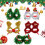 Christmas glass frame tree hat shape 1 piece 1