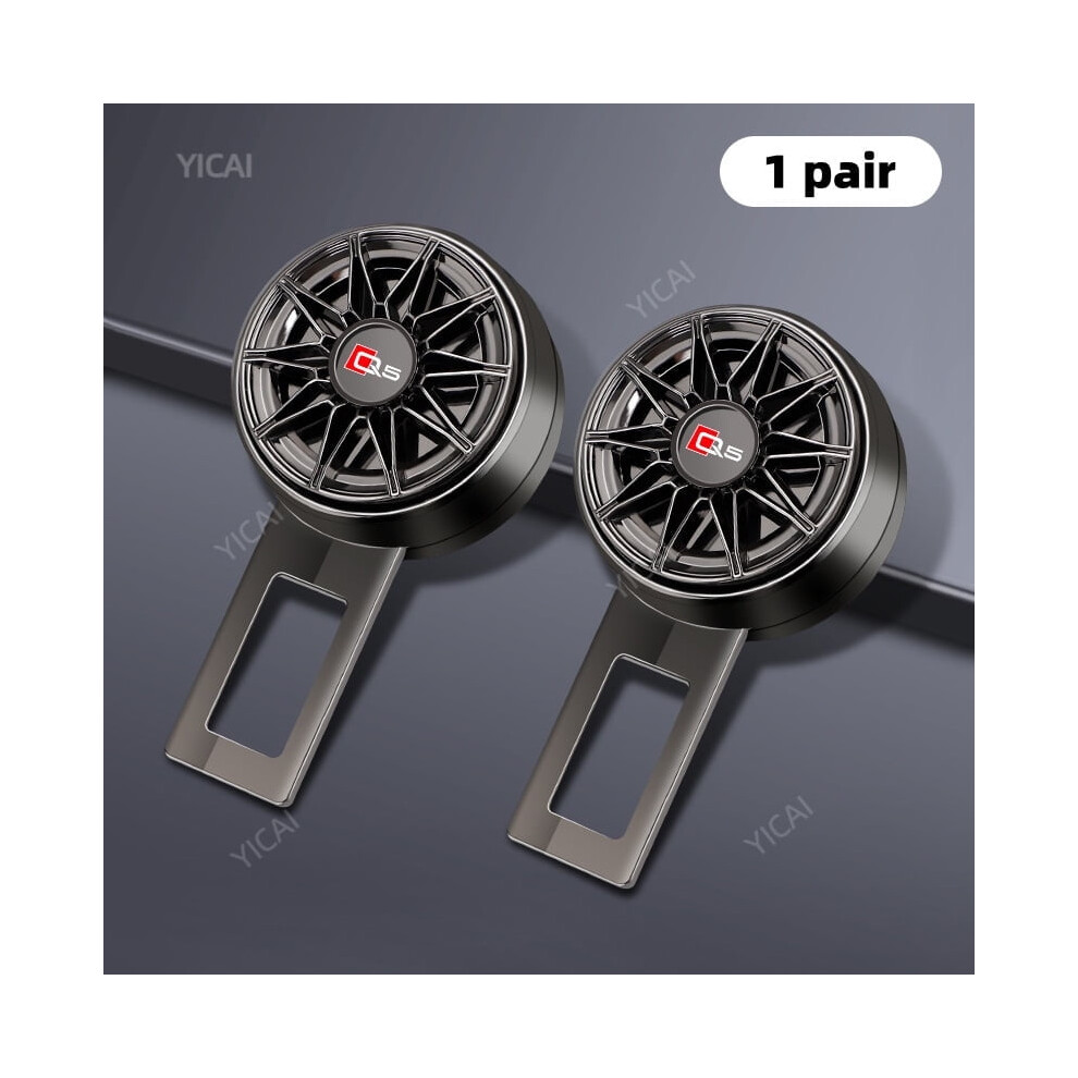 For Audi Q5 Car Seat Belt Clip Rotating Wheel Hub Design Extension Plug Aluminum Alloy Seatbelt Extender Accessories 9165521761258