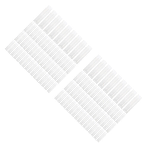 200Pièces Tubes De Rangement Transparents Pour À Légers