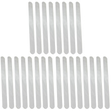 24Pièces Formes Pour Bracelets En Acier Inoxydable Argent Usage Manuel