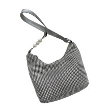 Elegante Strass-Schultertasche, Strass-Geldbörse, Abendtasche, Damen-Umhängetasche, Schultertasche für Brautpartys, Club