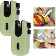 Mini USB Rechargeable Bag Sealer, 2-in-1 Heat Seal Tool, Portable Vacuum Snack Sealer – Compatible with standard bags
