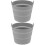 2Pièces Seau Pliable Silicone Accessoire Barbecue Compact Résistant 6