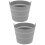 2Pièces Seau Pliable Silicone Accessoire Barbecue Compact Résistant 8