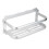 Anti-Rust Durability Space-Efficient Wall Shelf, Multi-Functional Use Easy Install Floating Organizer, Versatile Bathroom Storage, Smooth Edge 2