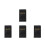 4Pcs PU Bill Holder Black Restaurant Check Presenter for Waitress Use 8