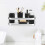 Anti-Rust Durability Space-Efficient Wall Shelf, Multi-Functional Use Easy Install Floating Organizer, Versatile Bathroom Storage, Smooth Edge 5