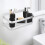Anti-Rust Durability Space-Efficient Wall Shelf, Multi-Functional Use Easy Install Floating Organizer, Versatile Bathroom Storage, Smooth Edge 6