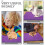 5Pièces Plaids Pour Animal Couleur Violet 5