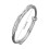 Sterling Silver Bangle Bracelet Adjustable Open Cuff 925 3