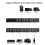 RCA Switch Box4X3 για συσκευές αναπαραγωγής DVD, κονσόλες παιχνιδιών, επιλογέα 3