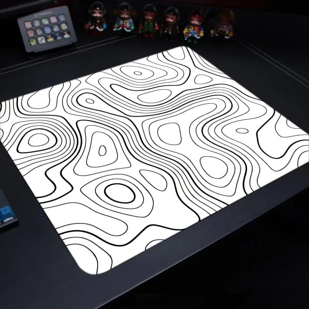 Fluid Mouse Pad Rubber Anti-Slip Large Square Desk Mat 9341593988674