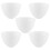 15Pièces Bols Silicone Lisse Pour Fabrication De Masques 3