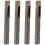 4Pièces Perforateurs À Main En Métal Gris Pour Accessoires DIY 5