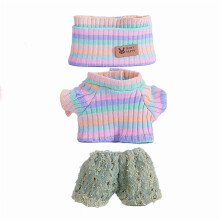 Luxus 17 cm-es babaruhákhoz, 3 darabos szett (baba nélkül), imádnivaló öltözék, babaruha-szett 17 cm-es babákhoz, divattervezői kollekció
